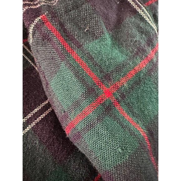 VTG Trails End Men XL Plaid Wool Quilted Jacket lined Button Shirt Shacket Chore - Picture 9 of 9